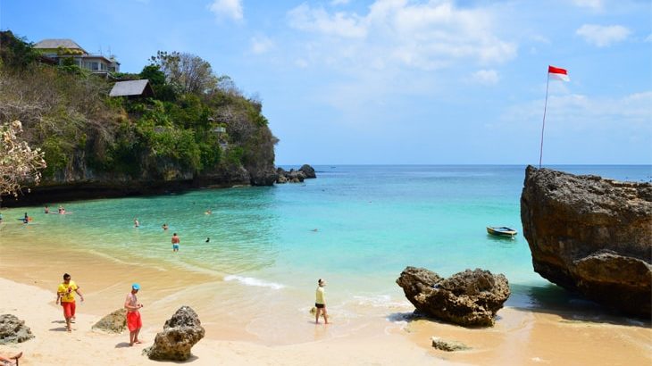 Sun Worshiping On Uluwatu Beach